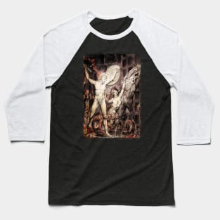 Satan, Sin, and Death - William Blake Baseball T-Shirt